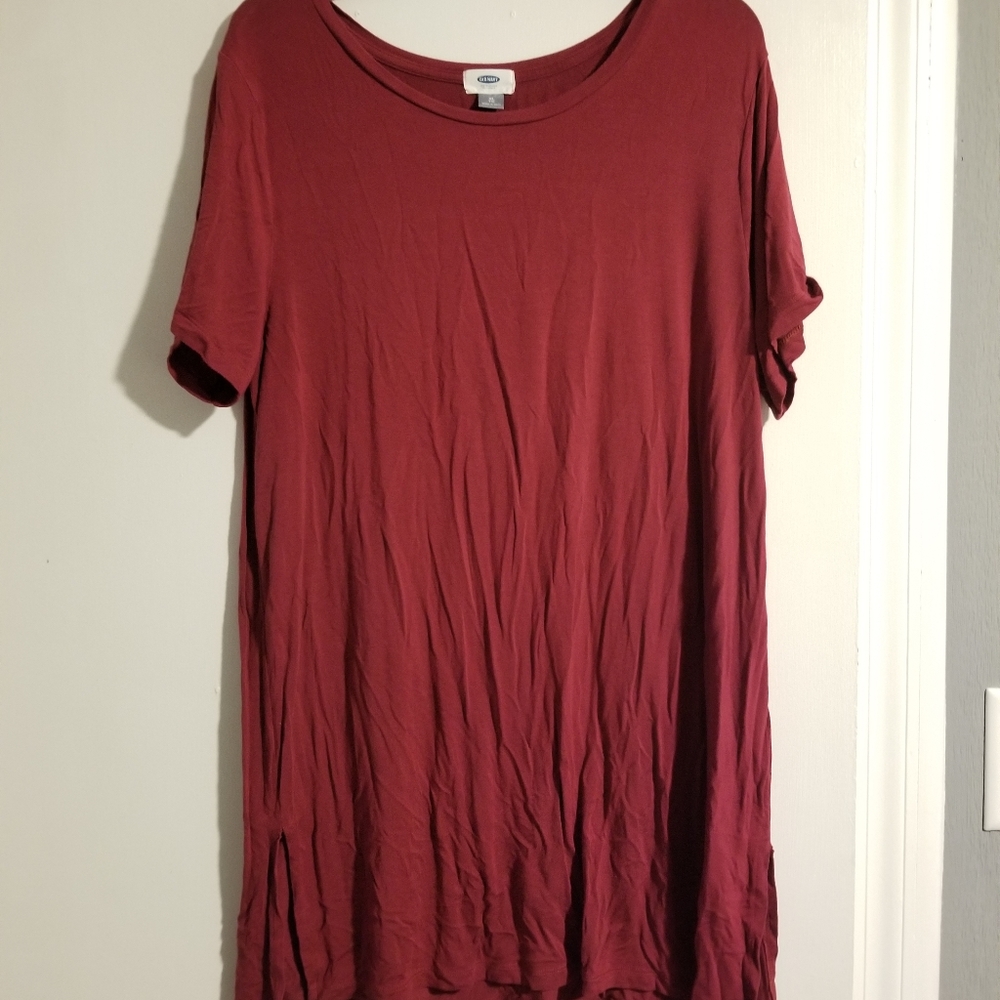 Red Tunic Top - XL